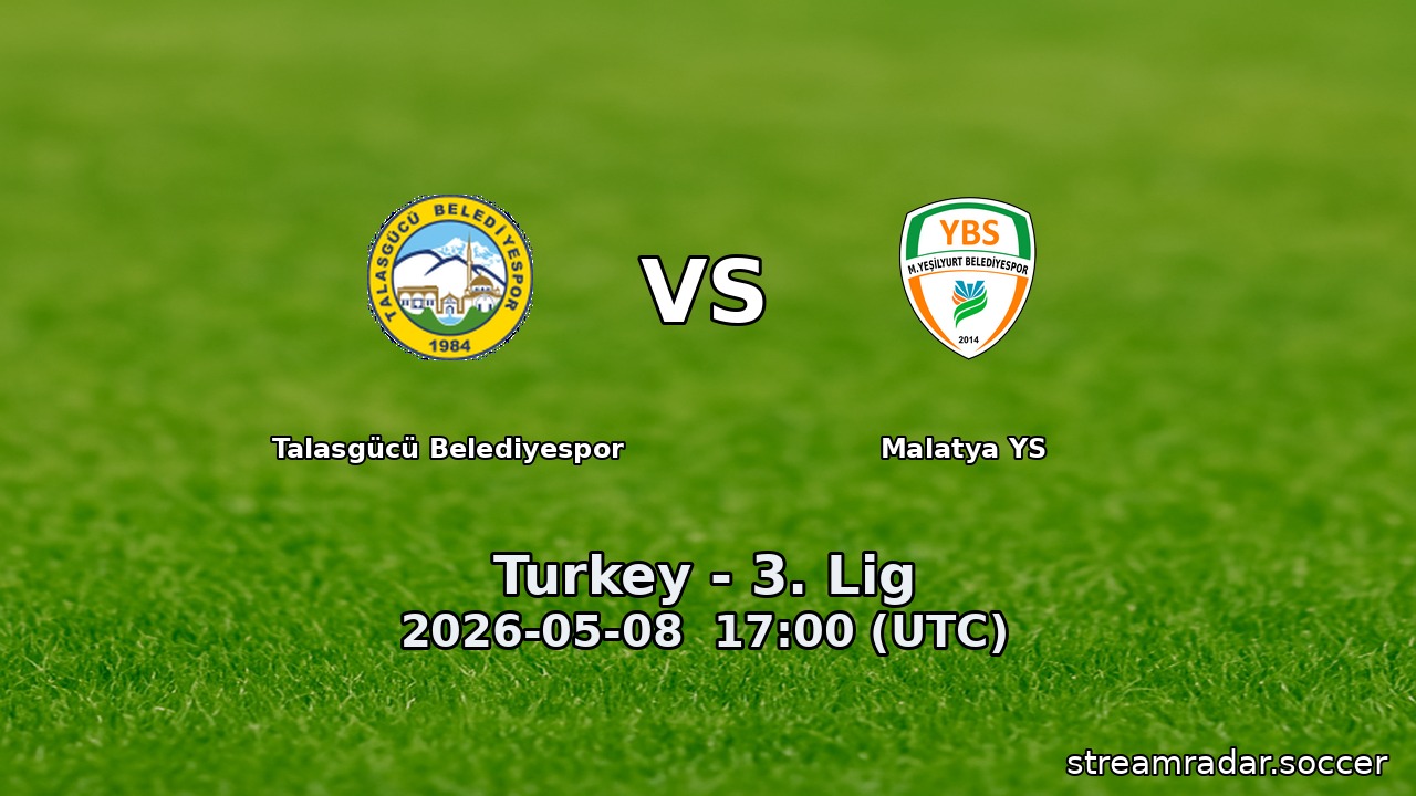 Talasgücü Belediyespor vs Malatya YS