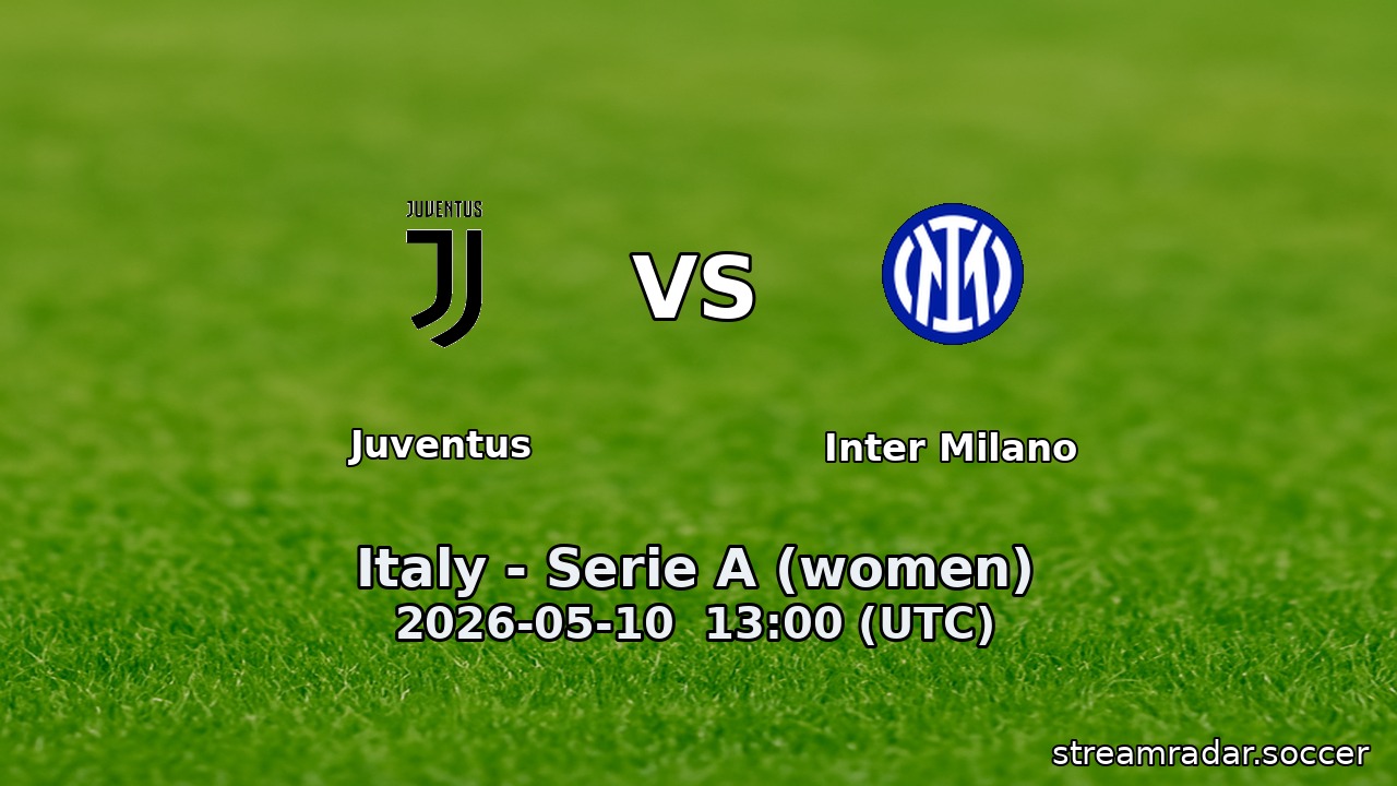 Juventus vs Inter Milano