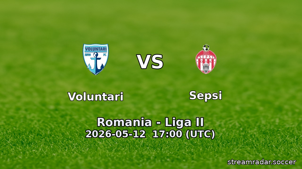 Voluntari vs Sepsi