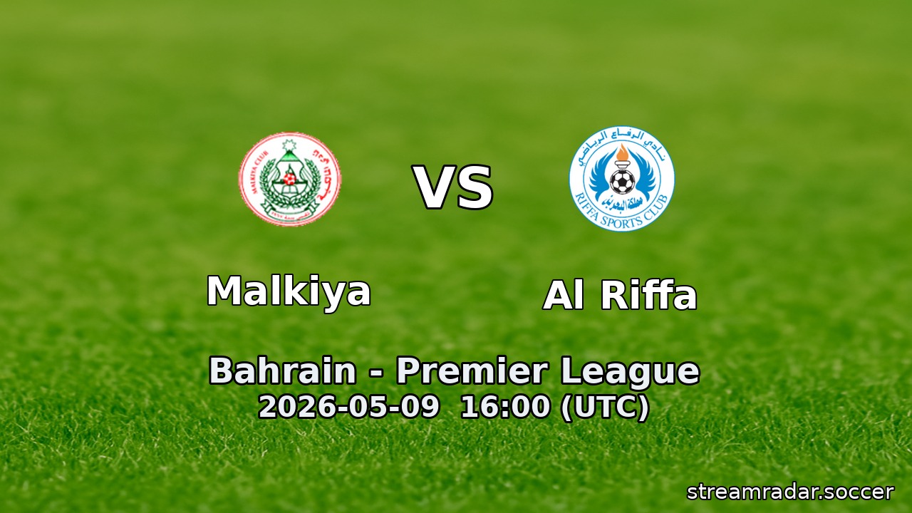 Malkiya vs Al Riffa