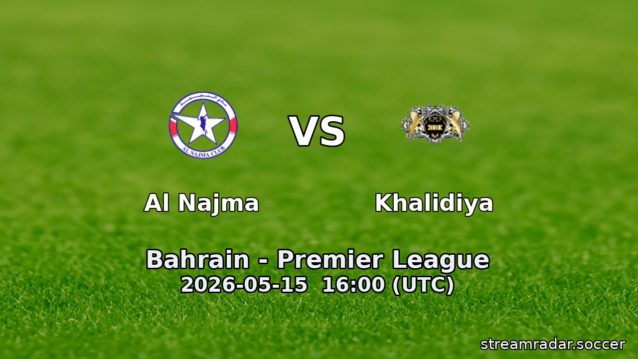 Al Najma vs Khalidiya