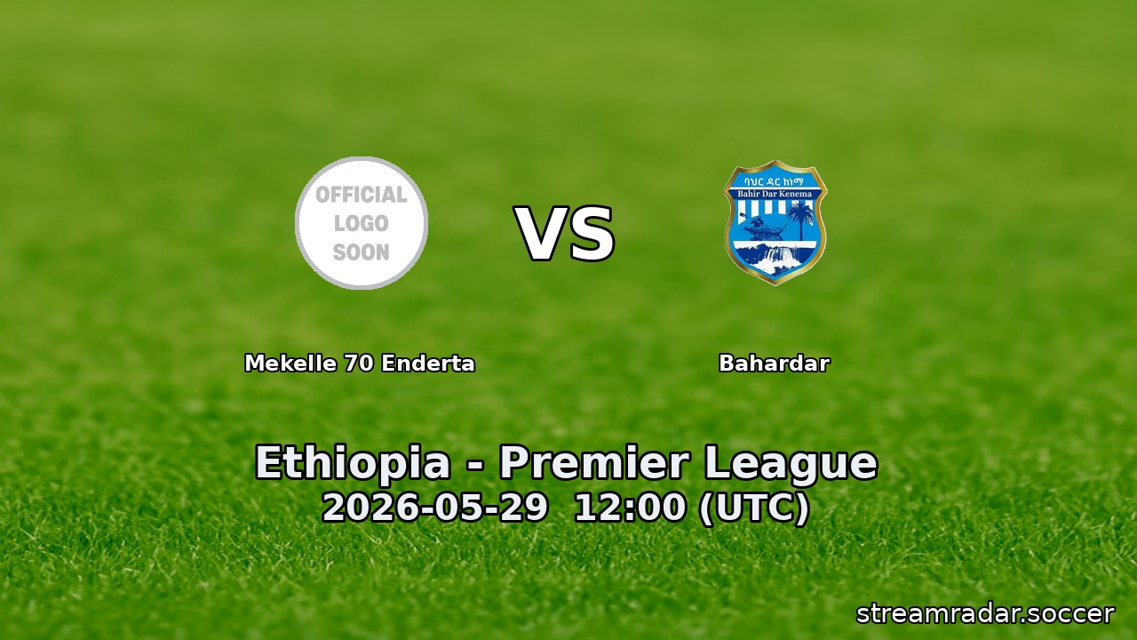 Mekelle 70 Enderta vs Bahardar
