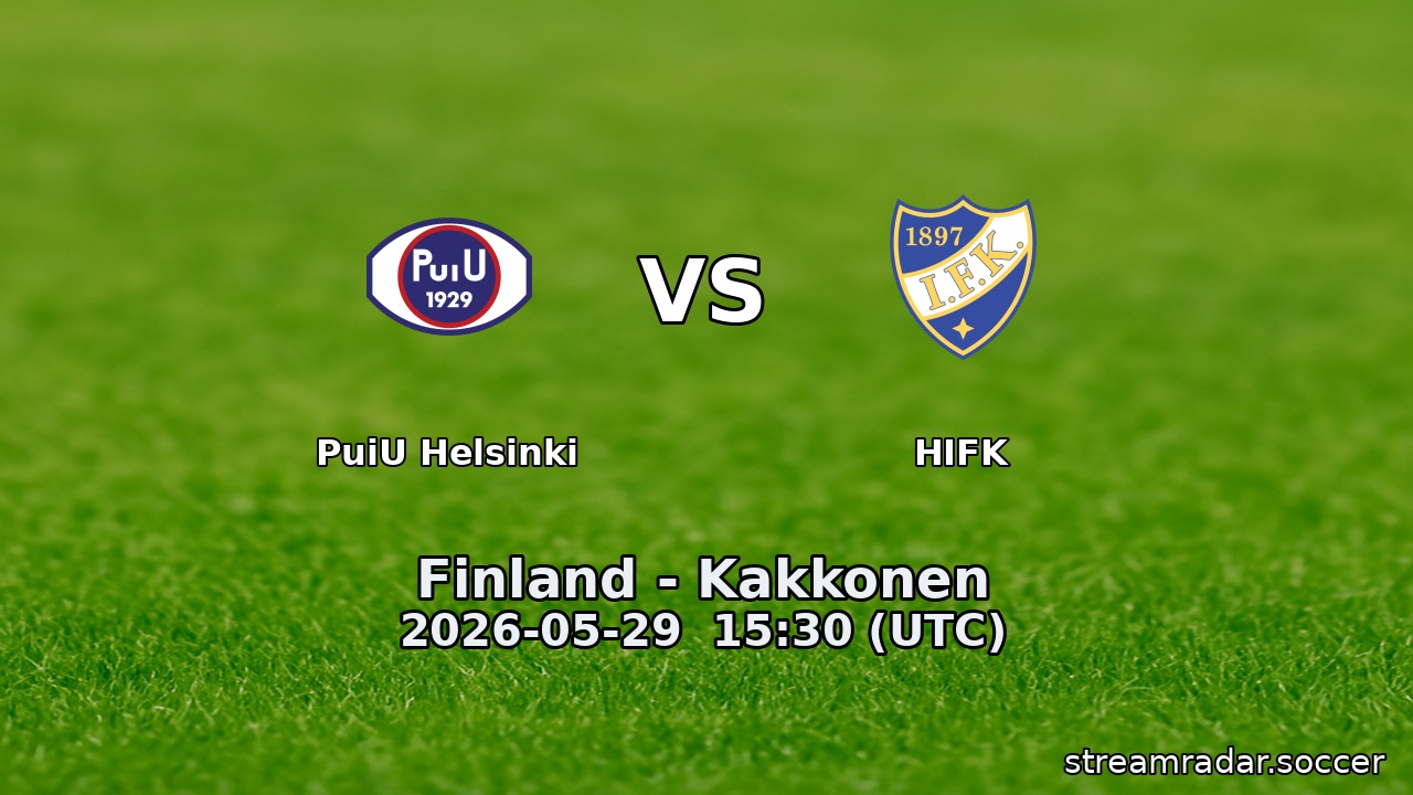 PuiU Helsinki vs HIFK