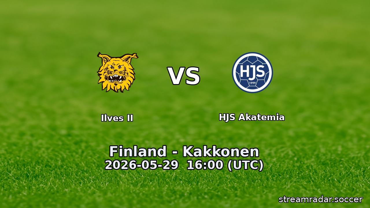 Ilves II vs HJS Akatemia