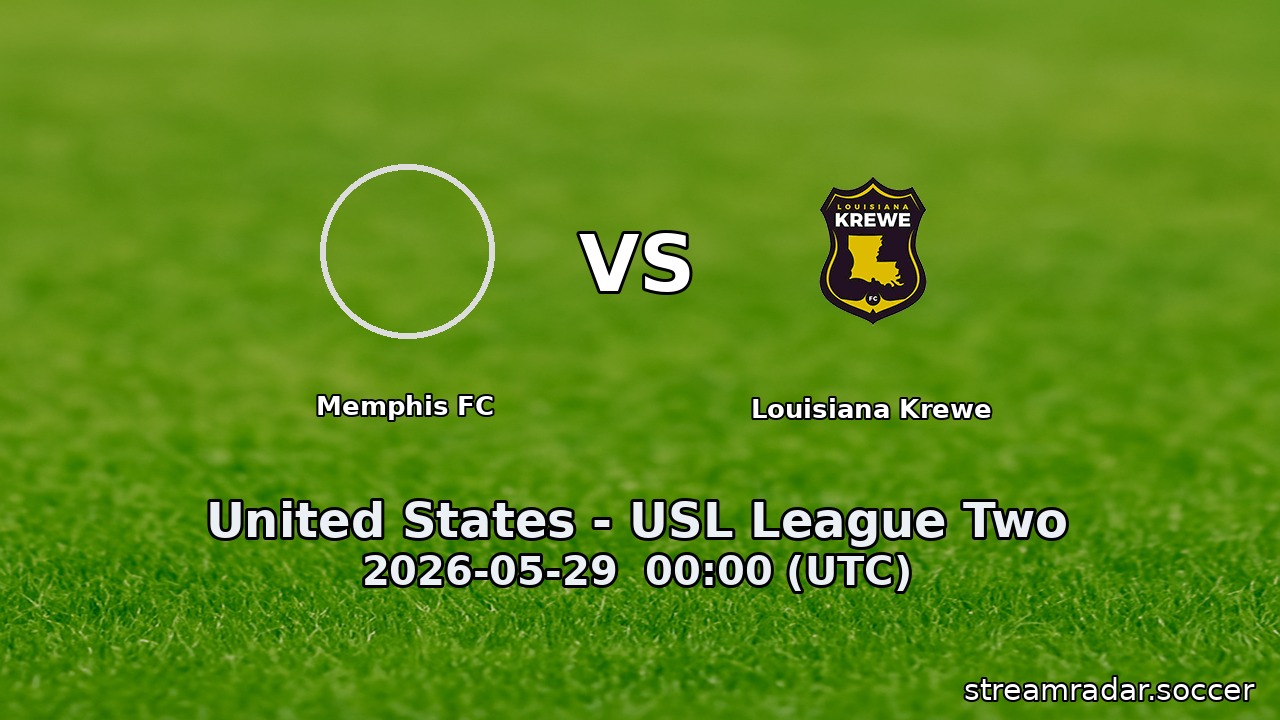 Memphis FC vs Louisiana Krewe
