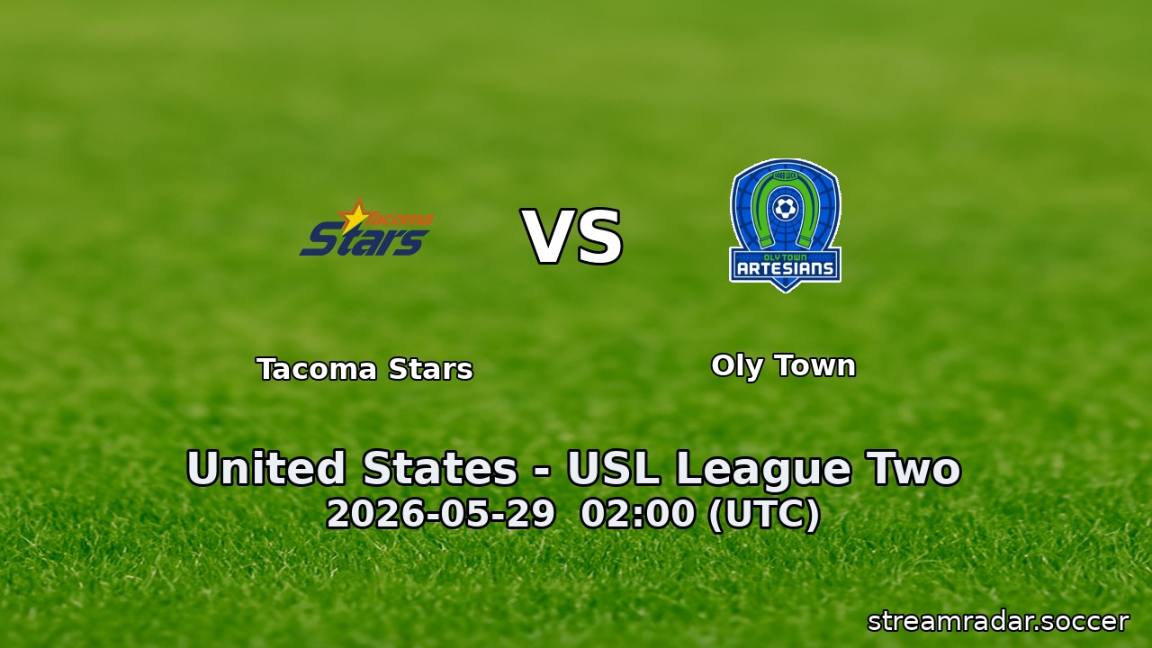Tacoma Stars vs Oly Town