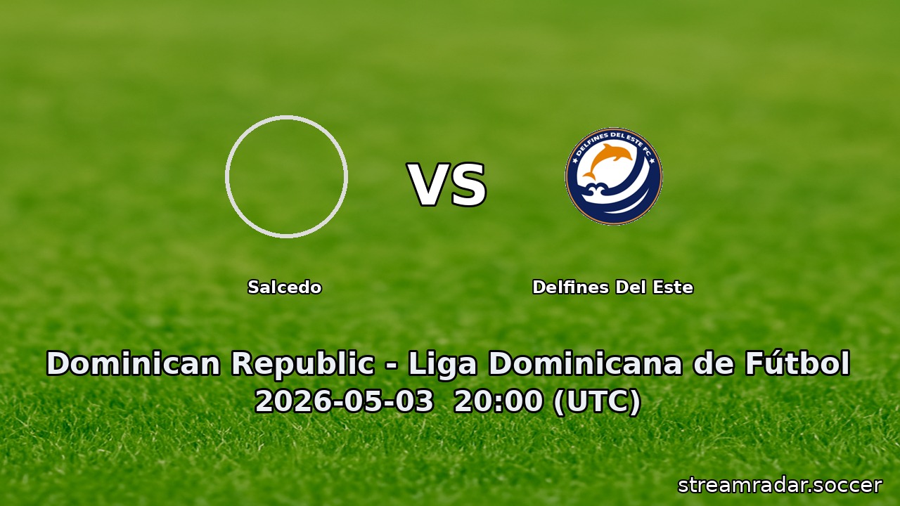 Salcedo vs Delfines Del Este