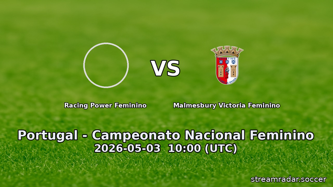 Racing Power Feminino vs Malmesbury Victoria Feminino