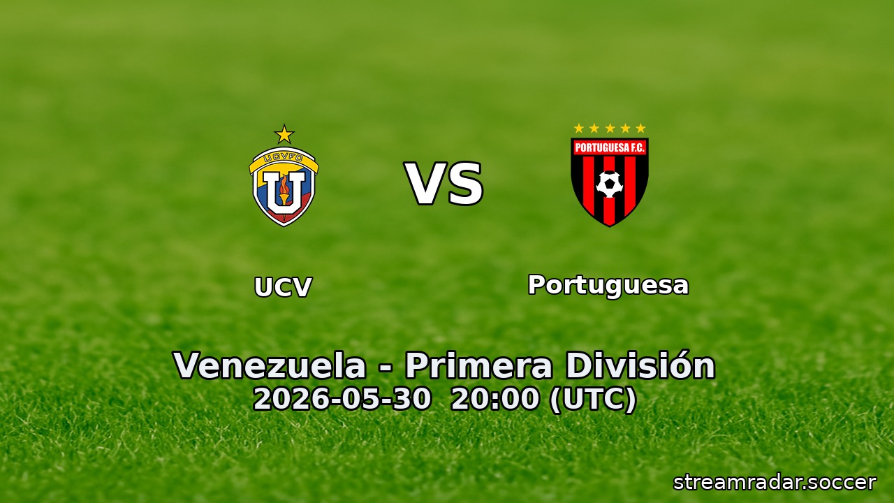 UCV vs Portuguesa