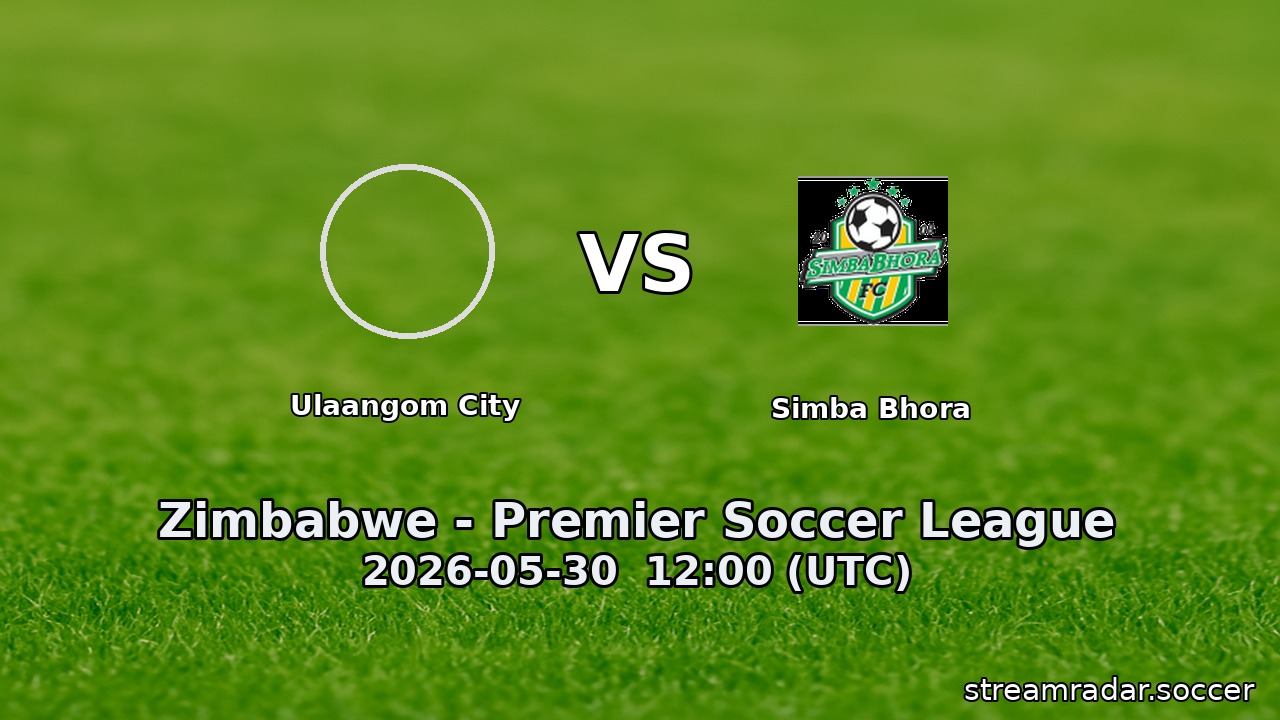 Ulaangom City vs Simba Bhora