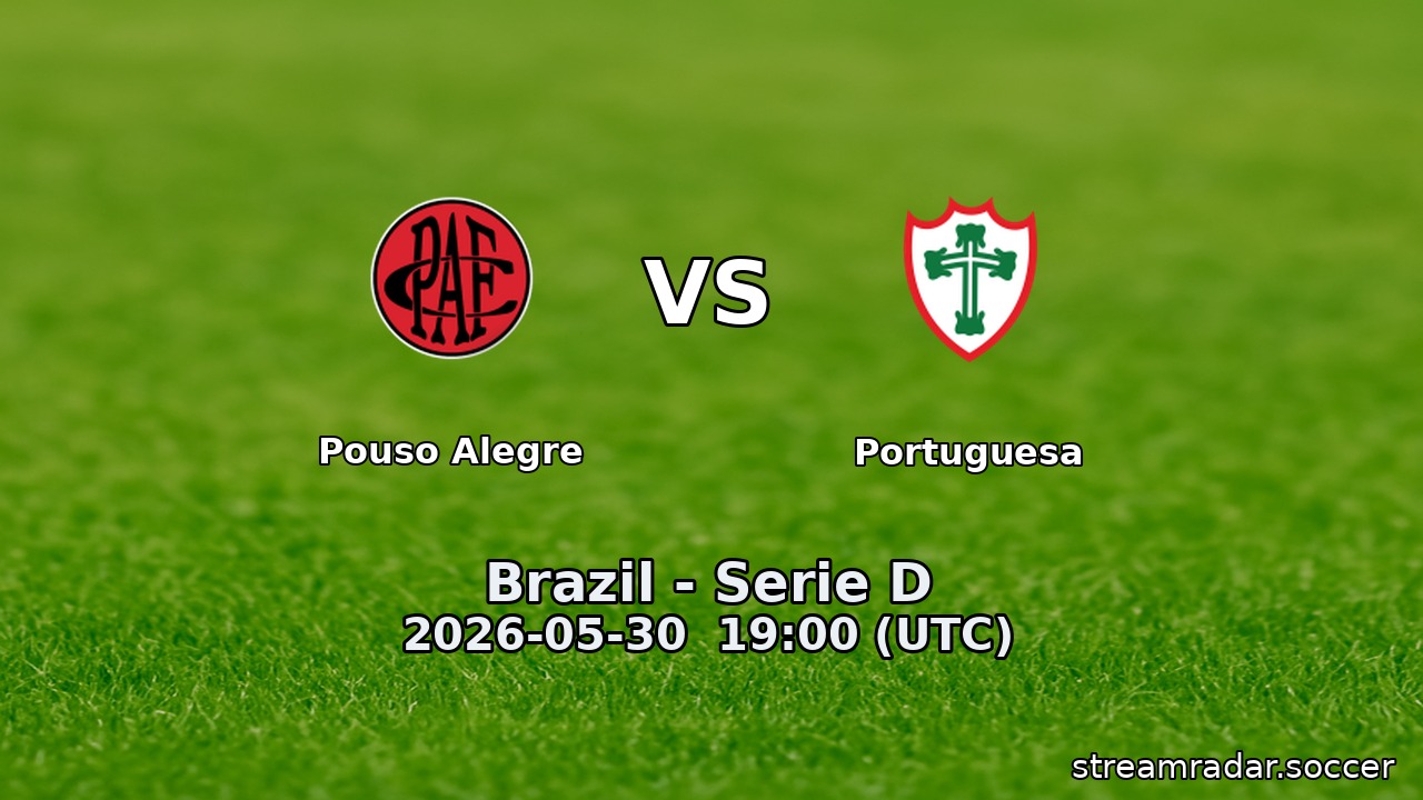 Pouso Alegre vs Portuguesa