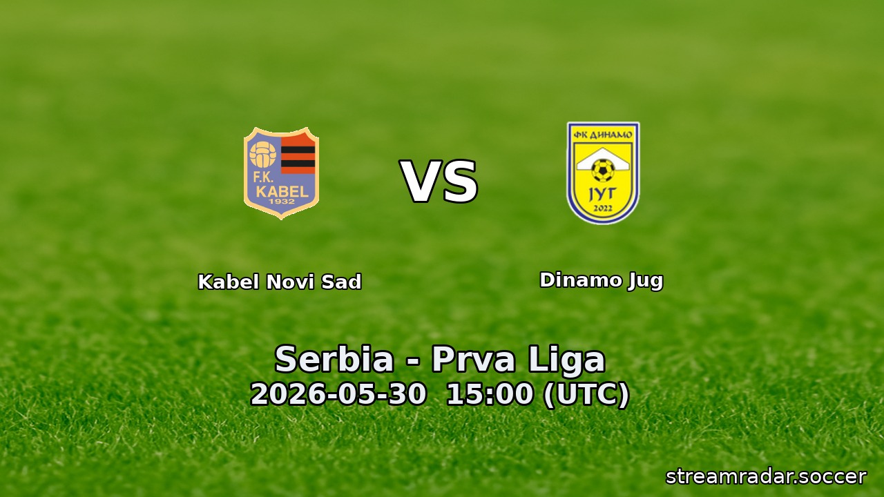Kabel Novi Sad vs Dinamo Jug