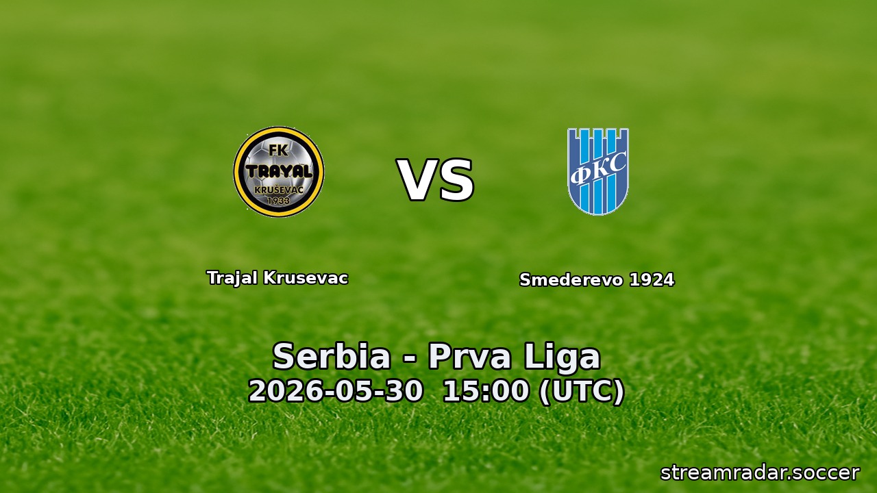 Trajal Krusevac vs Smederevo 1924