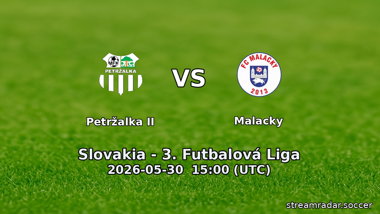 Petržalka II vs Malacky