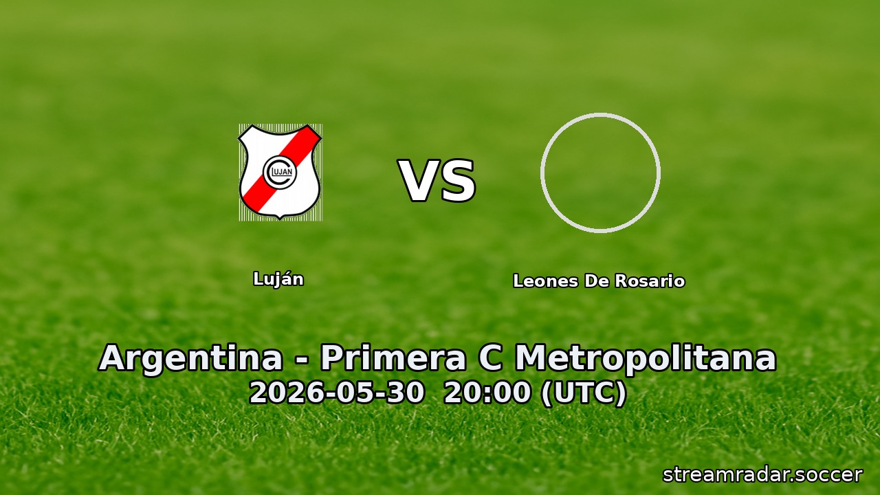 Luján vs Leones De Rosario