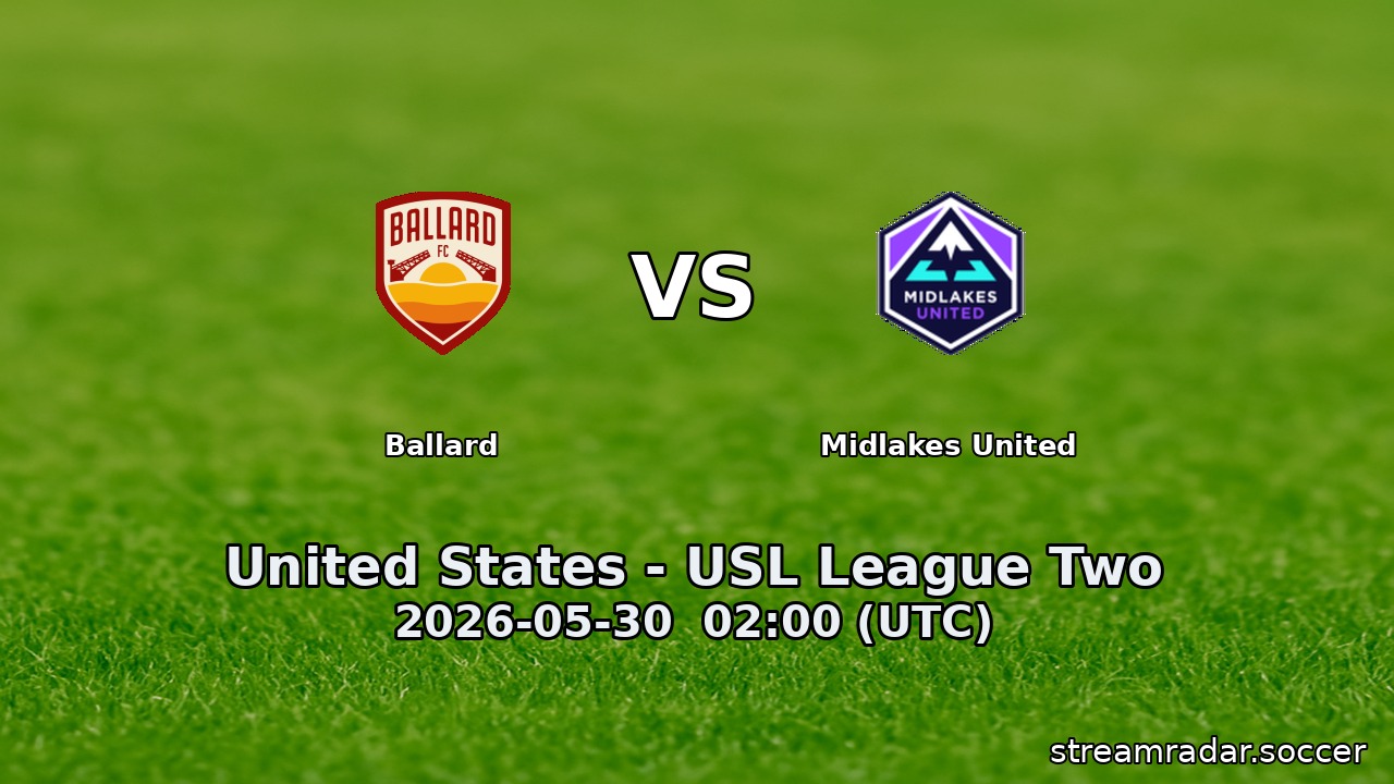 Ballard vs Midlakes United