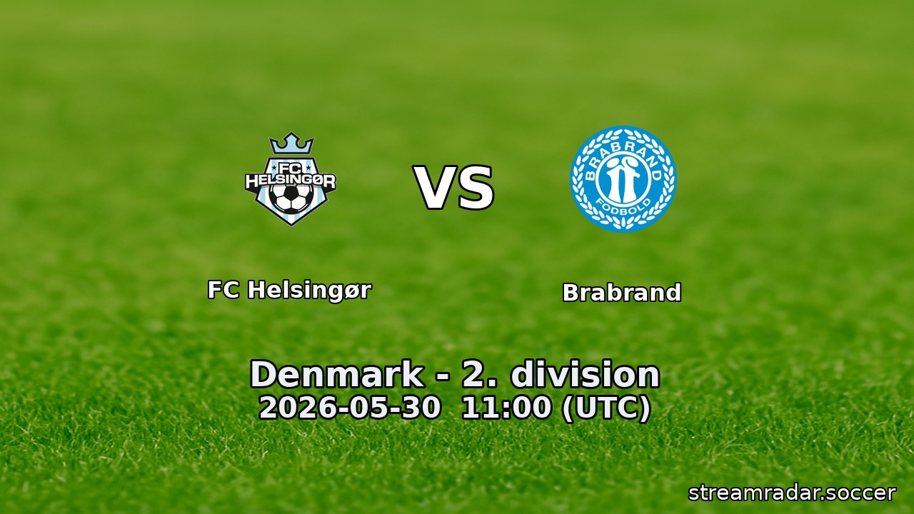 FC Helsingør vs Brabrand