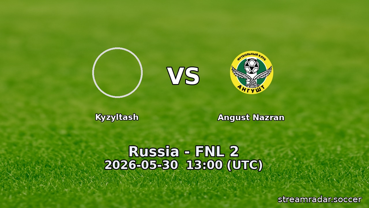 Kyzyltash vs Angust Nazran