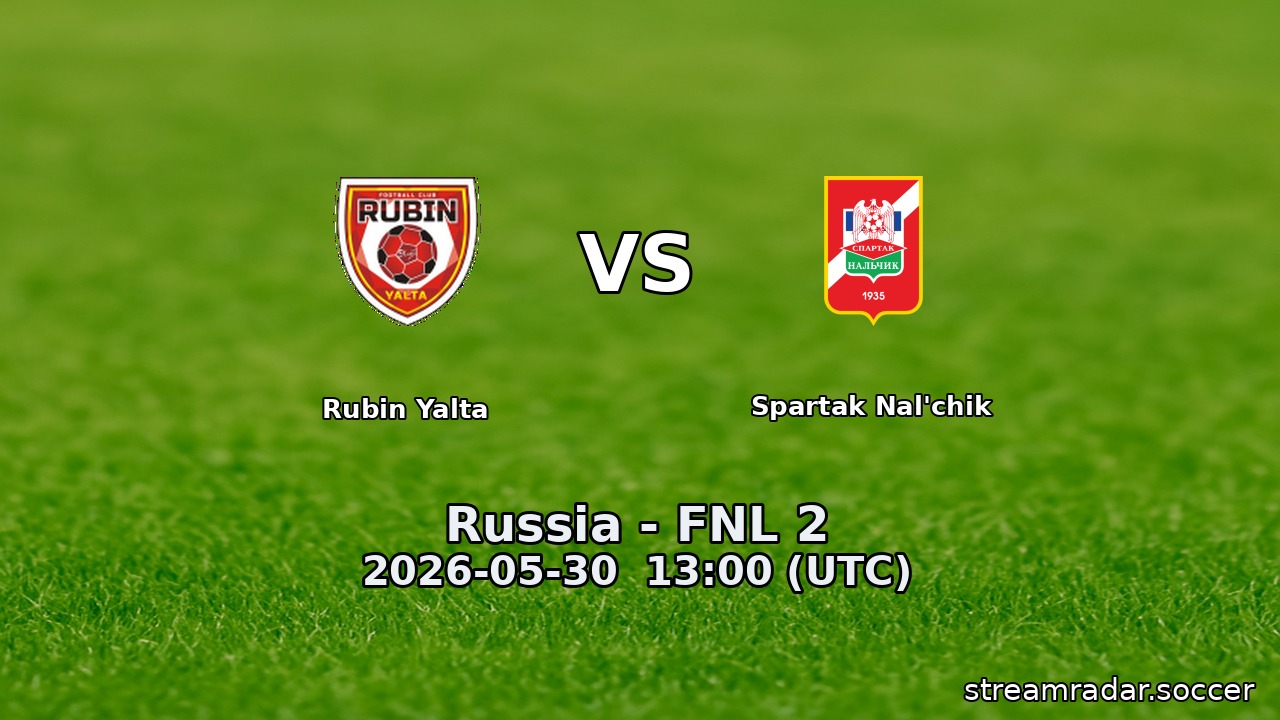 Rubin Yalta vs Spartak Nal'chik