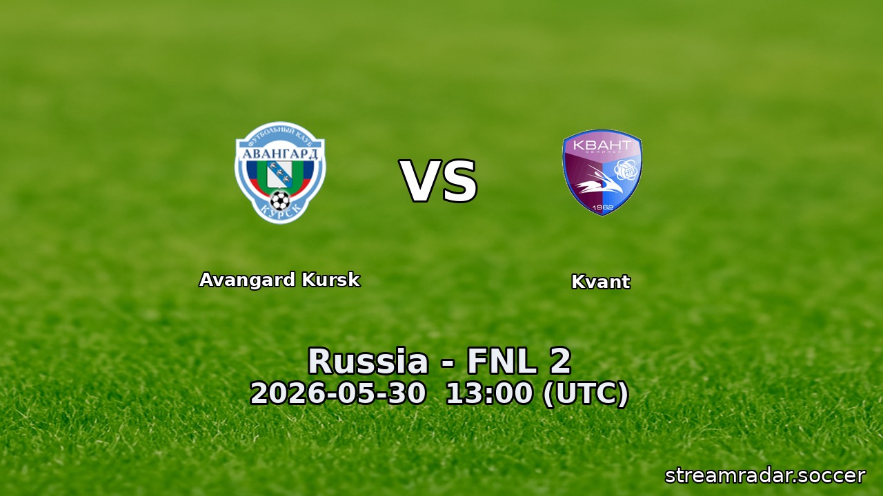 Avangard Kursk vs Kvant