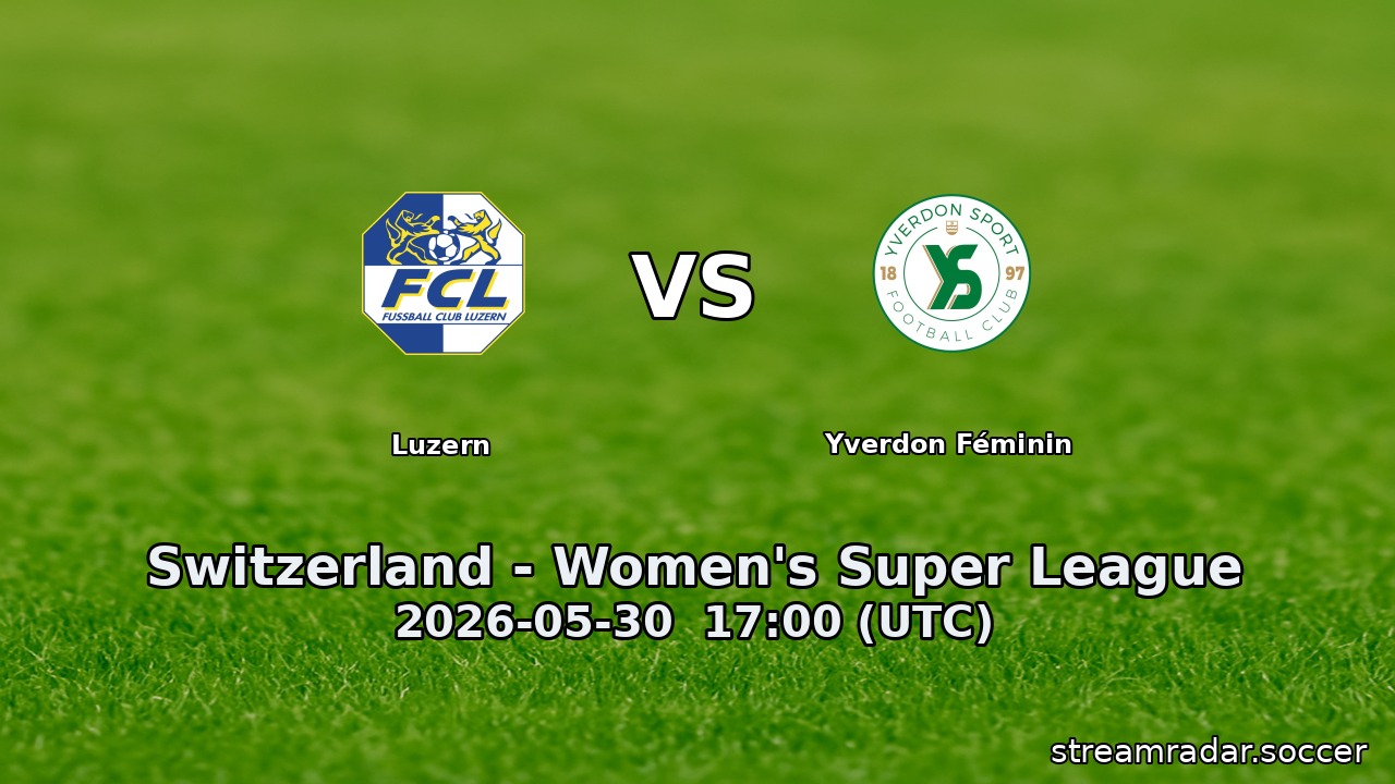 Luzern vs Yverdon Féminin