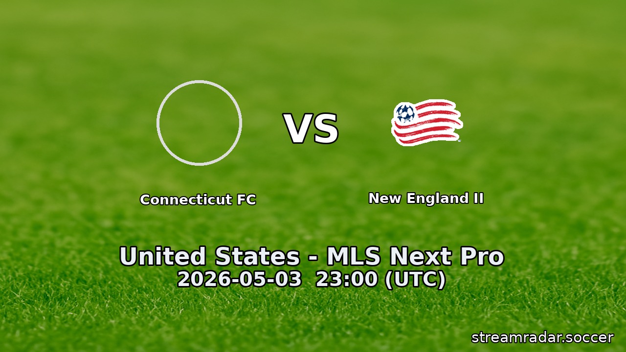 Connecticut FC vs New England II