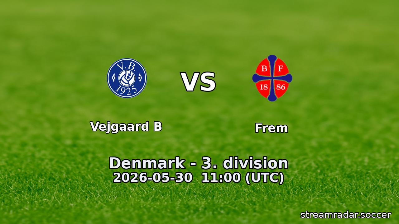 Vejgaard B vs Frem