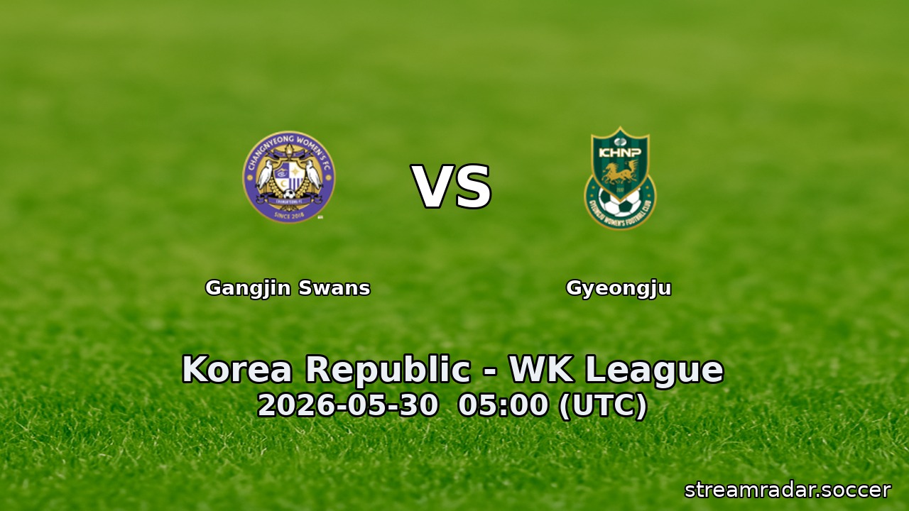 Gangjin Swans vs Gyeongju