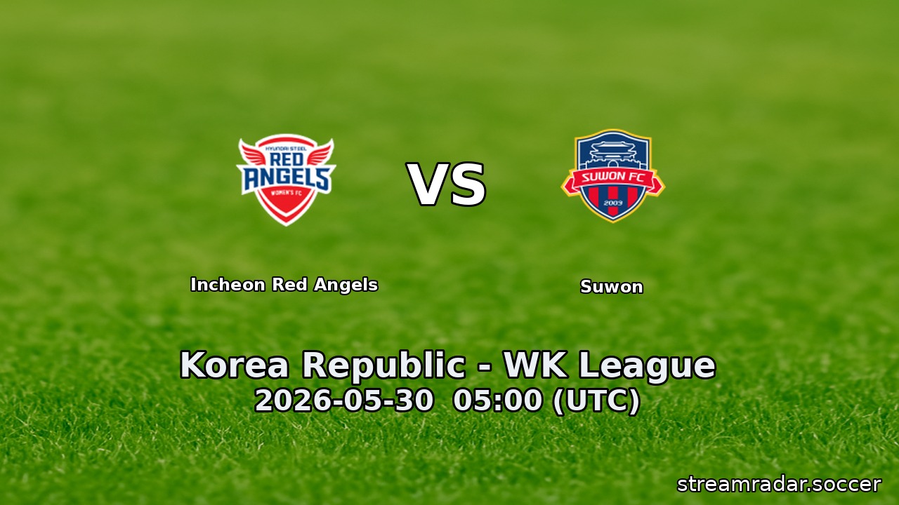 Incheon Red Angels vs Suwon