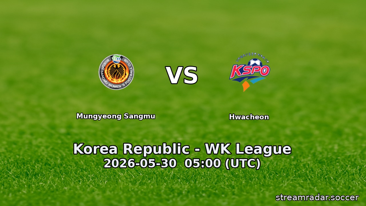 Mungyeong Sangmu vs Hwacheon