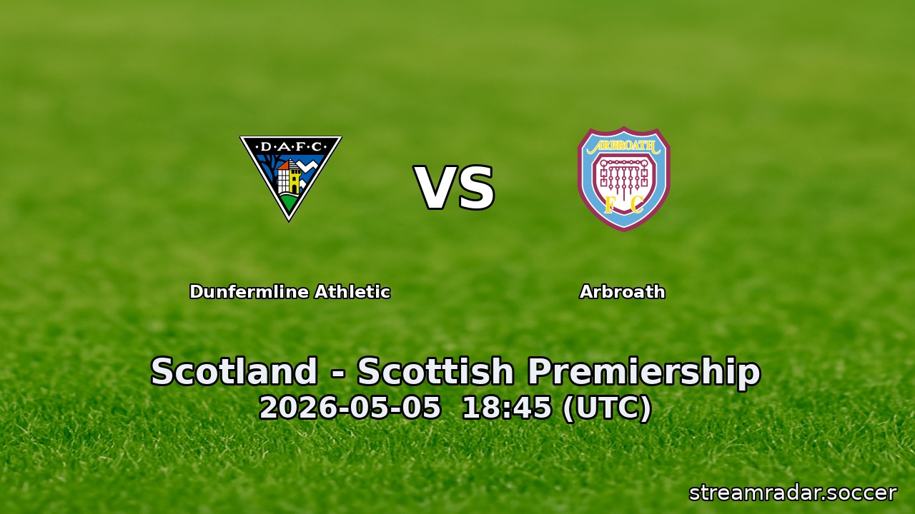 Dunfermline Athletic vs Arbroath