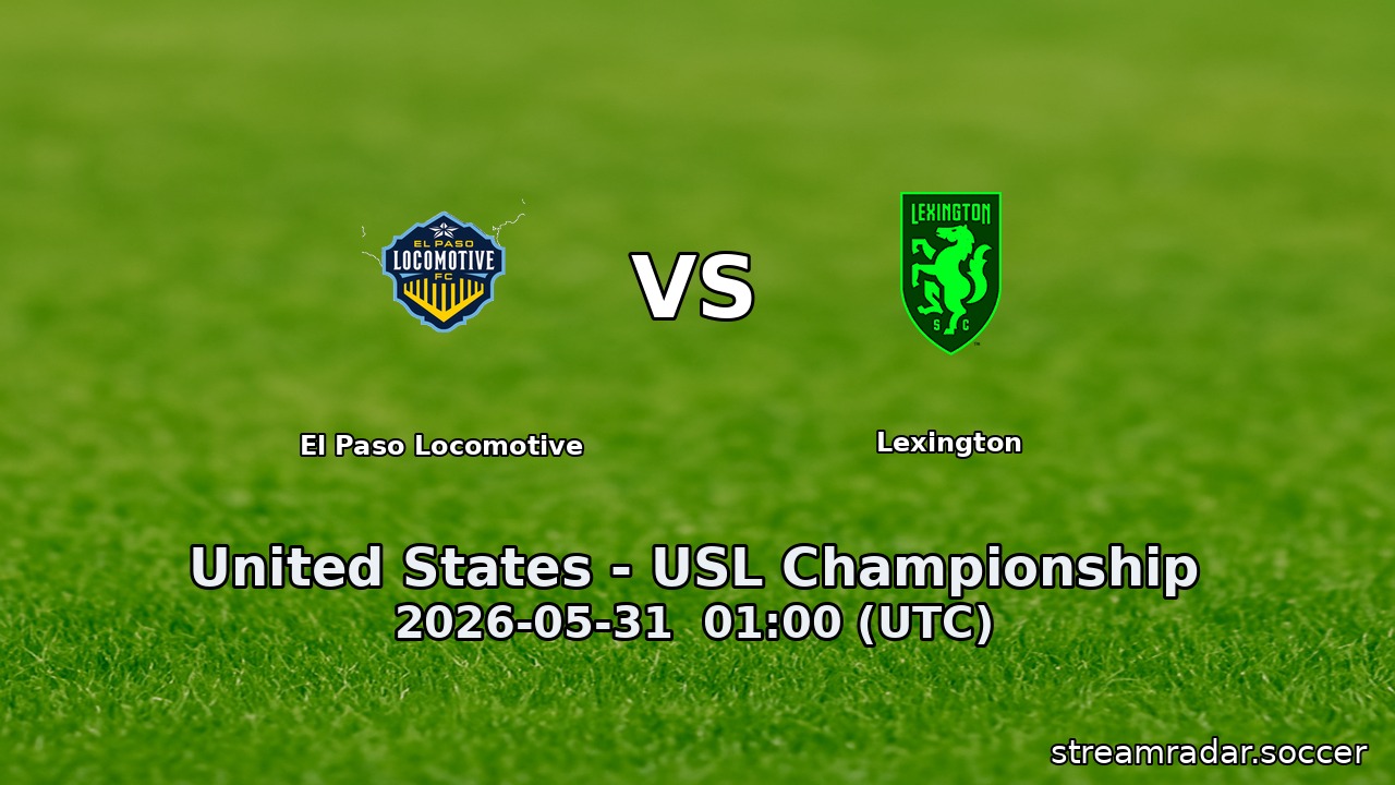 El Paso Locomotive vs Lexington