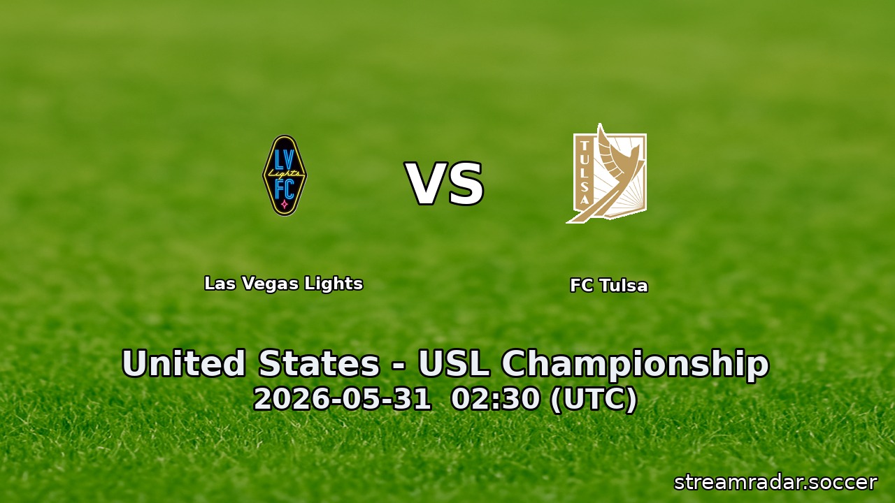Las Vegas Lights vs FC Tulsa