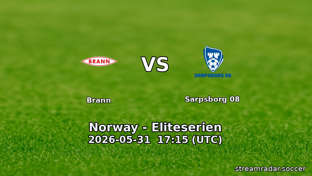 Brann vs Sarpsborg 08