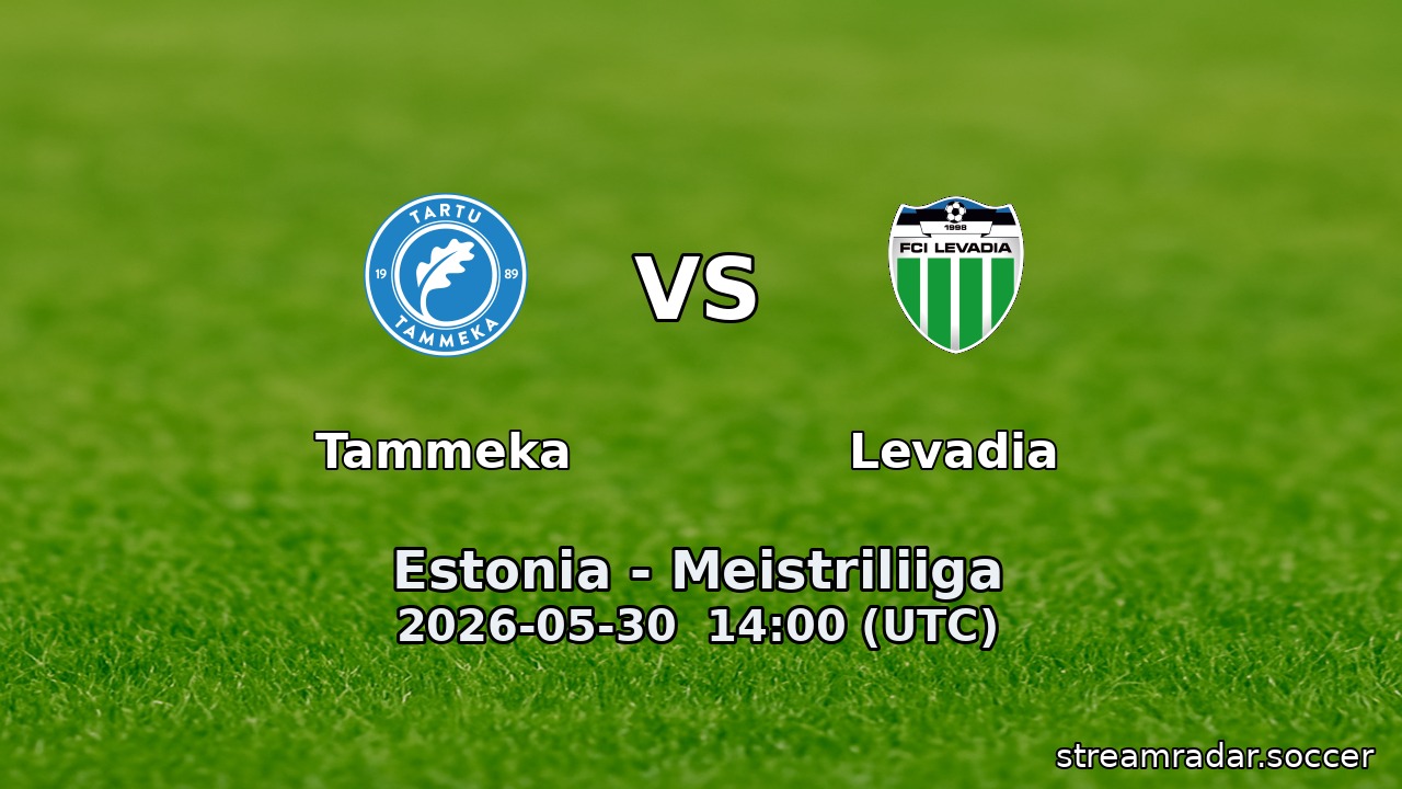 Tammeka vs Levadia