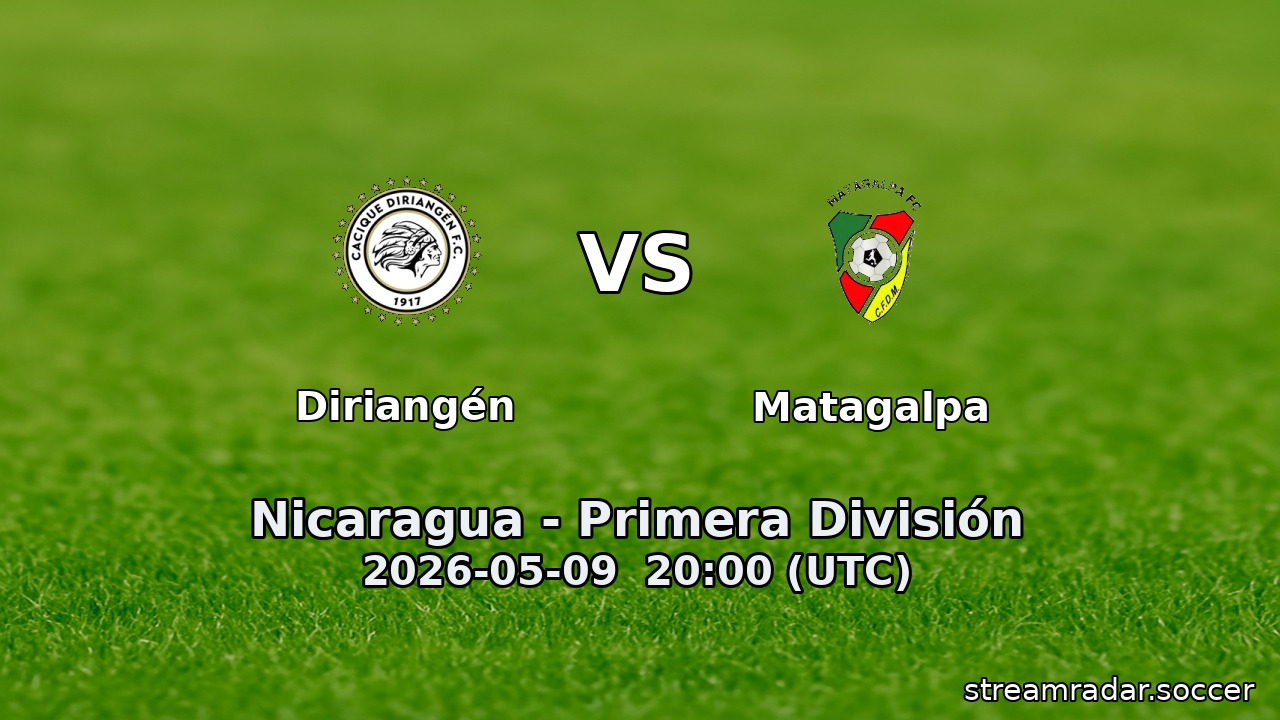 Diriangén vs Matagalpa