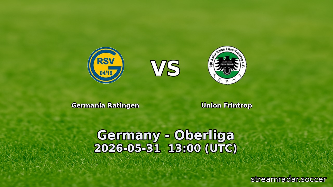 Germania Ratingen vs Union Frintrop