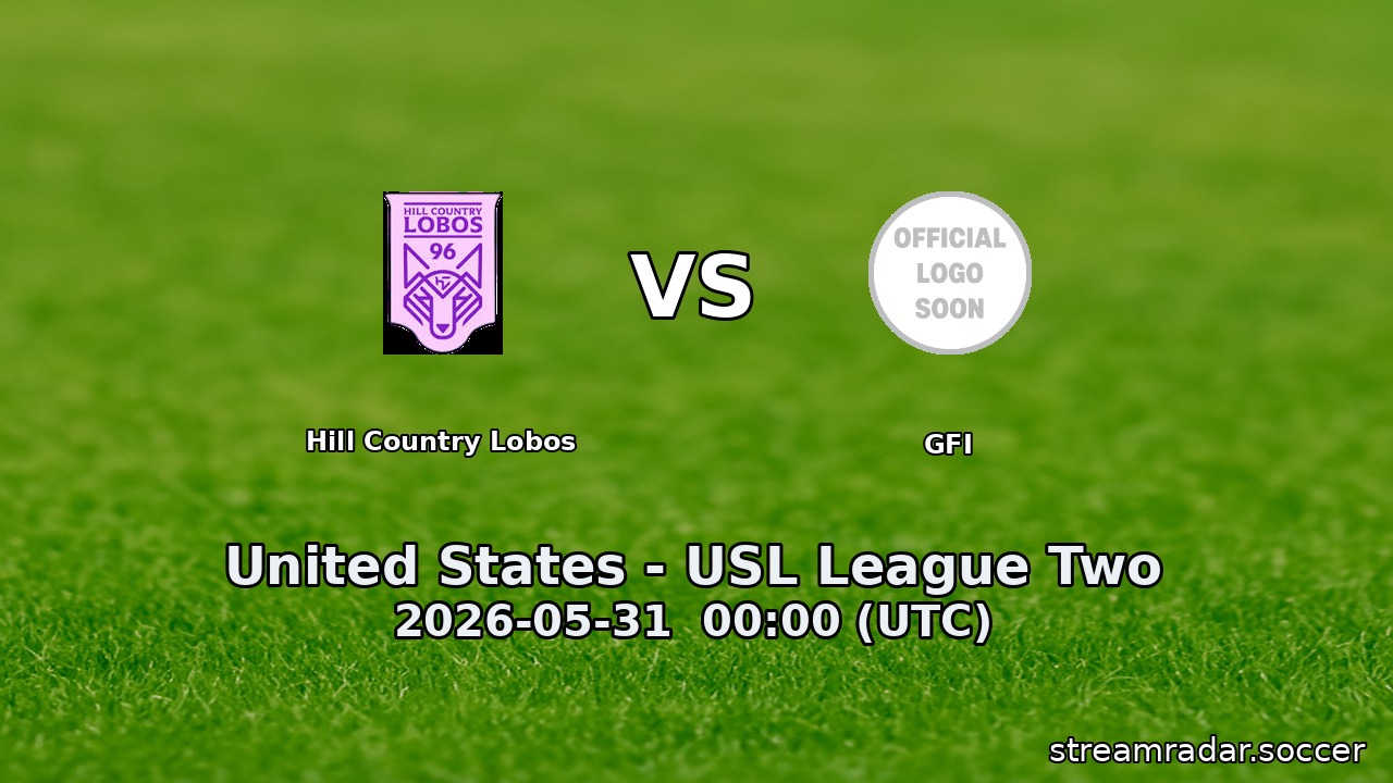 Hill Country Lobos vs GFI