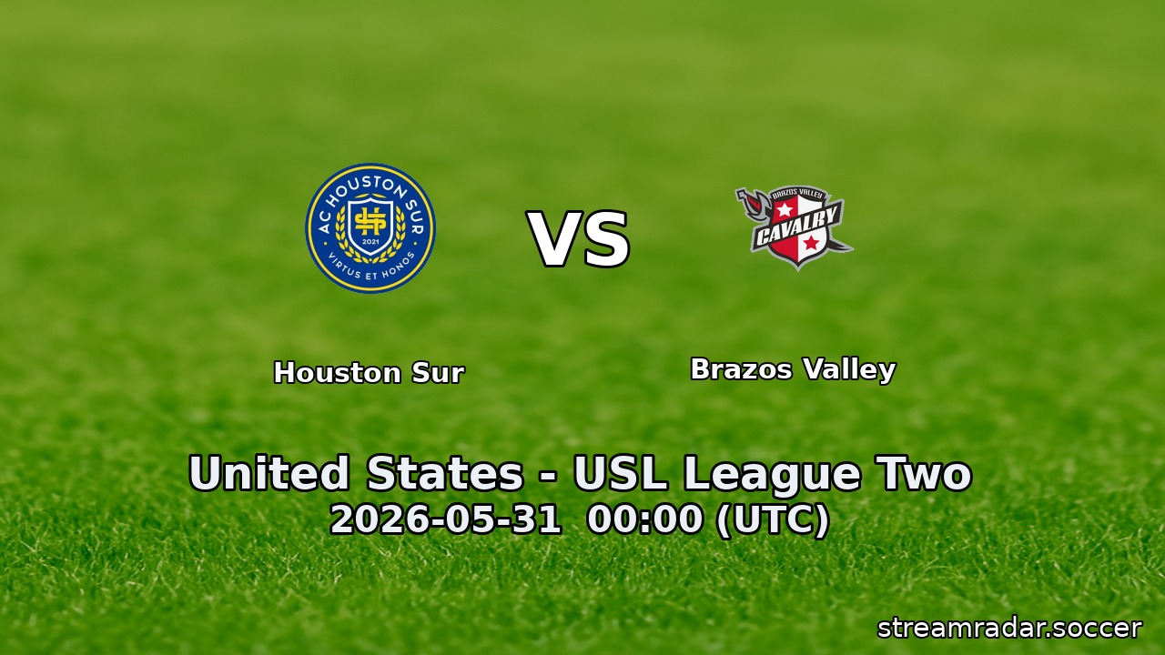 Houston Sur vs Brazos Valley
