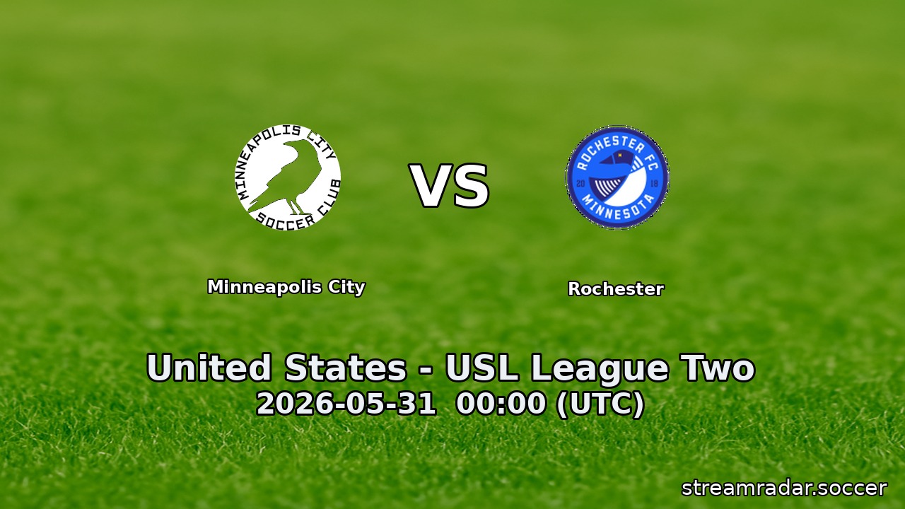 Minneapolis City vs Rochester