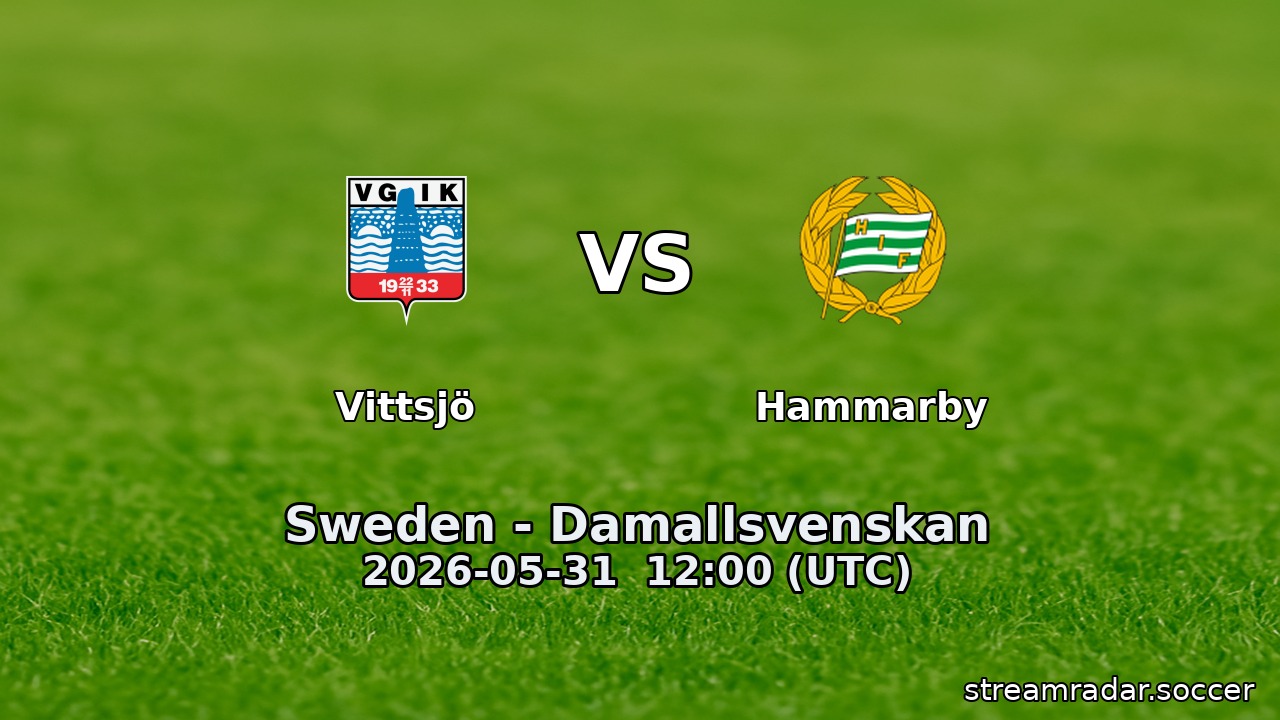 Vittsjö vs Hammarby