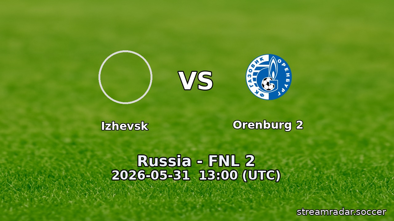 Izhevsk vs Orenburg 2