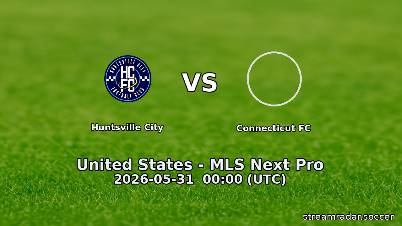 Huntsville City vs Connecticut FC