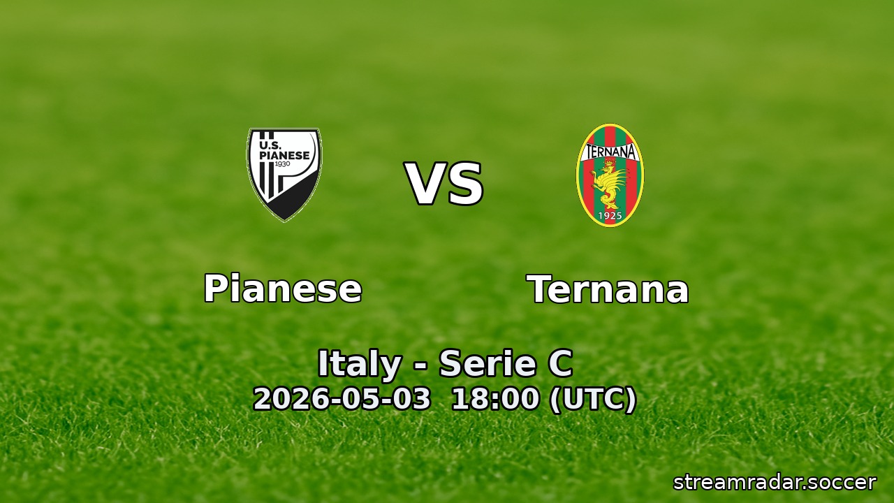 Pianese vs Ternana