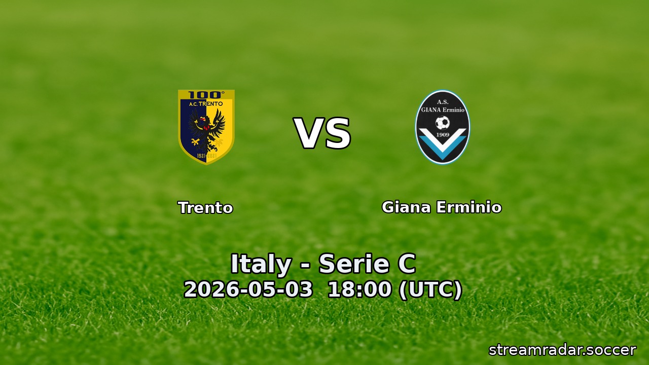 Trento vs Giana Erminio