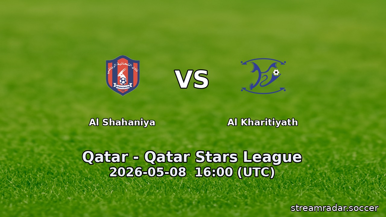 Al Shahaniya vs Al Kharitiyath