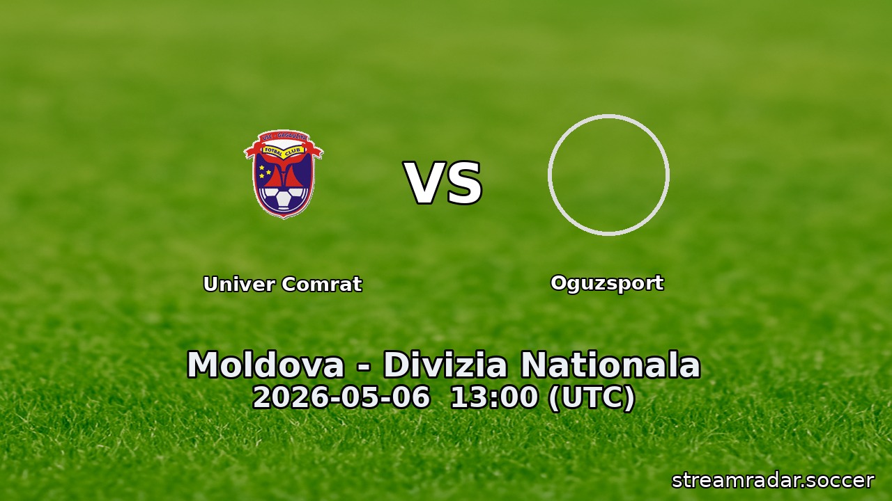 Univer Comrat vs Oguzsport