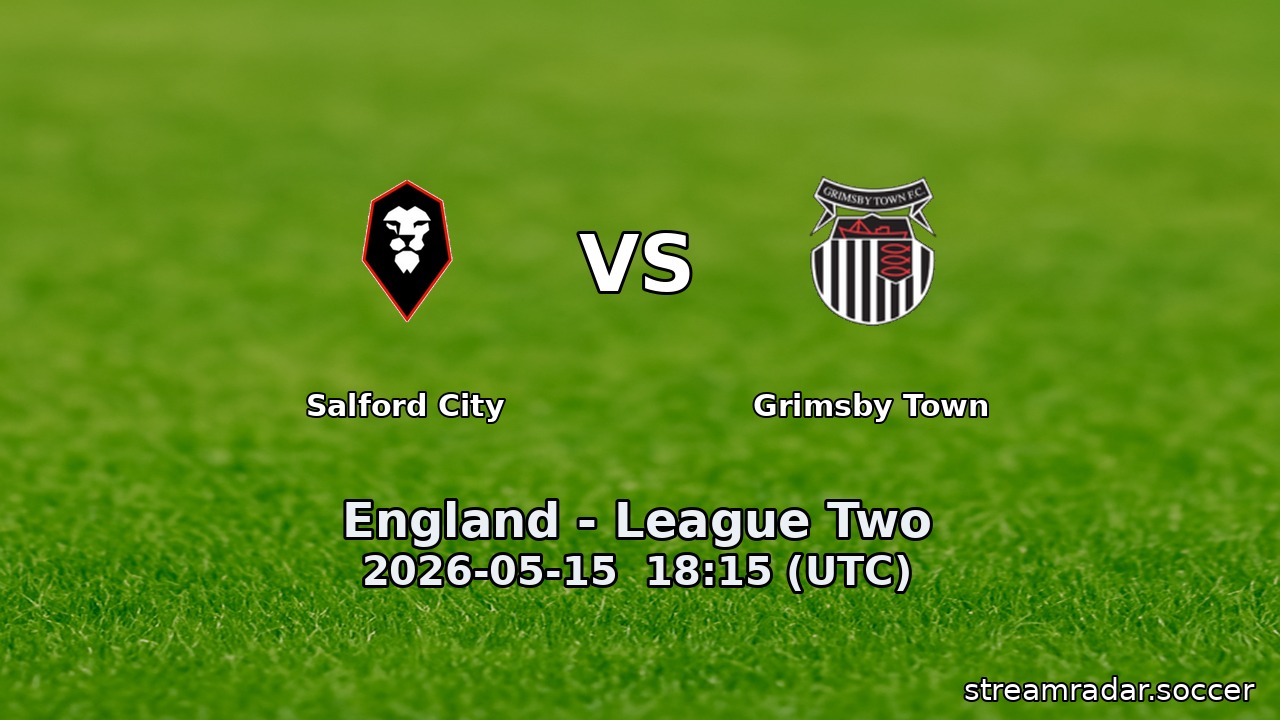 Salford City vs Grimsby Town