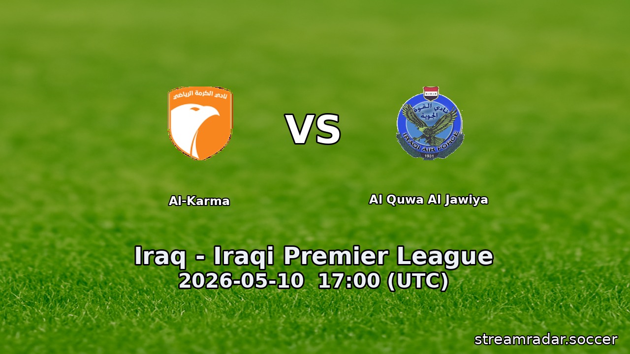 Al-Karma vs Al Quwa Al Jawiya