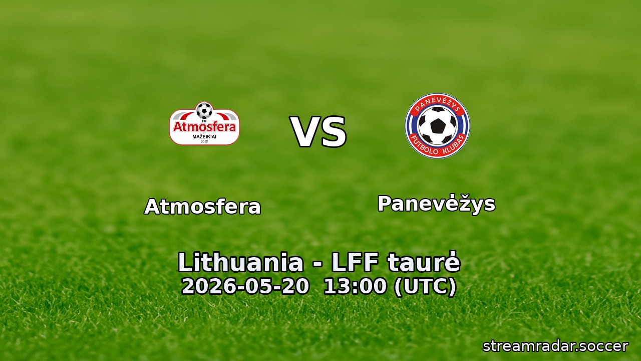 Atmosfera vs Panevėžys